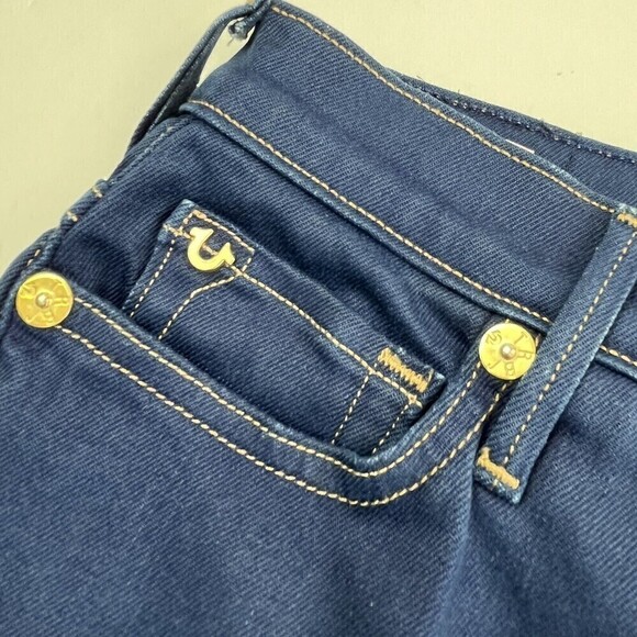 True Religion Halle High Rise Supper Skinny Jeans stretch size 26x29 classic - Picture 16 of 16